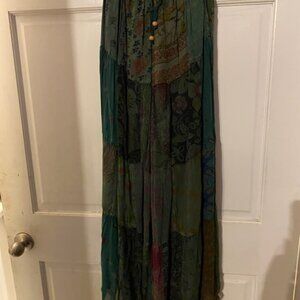Young Threads wide leg pants, size l, nwt